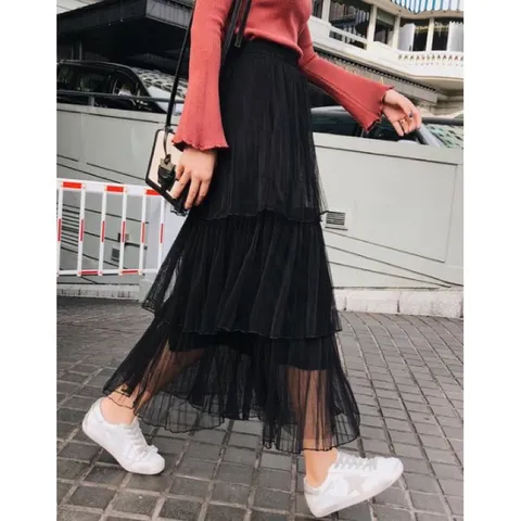 Chân váy ren đen Quảng Châu Giá 190k Ren đẹp cao cấp Hàng có sẵn giao ngay Hàng đường may đẹp, kỹ, đúng mô tả.