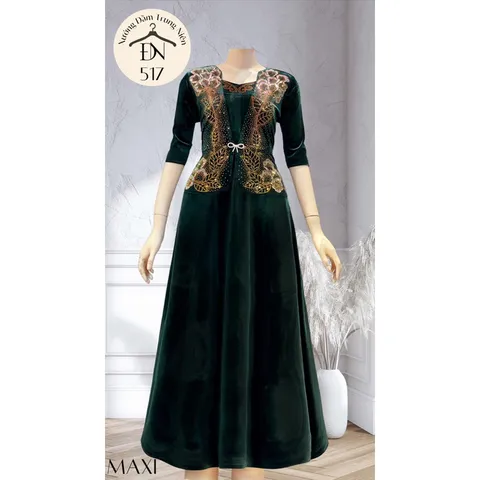 Nhung vest Maxi mới  Giá 390k Hàng có sẵn giao ngay Hàng đường may đẹp, kỹ, đúng mô tả.