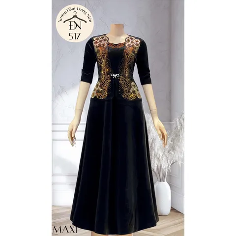 Nhung vest Maxi mới  Giá 390k Hàng có sẵn giao ngay Hàng đường may đẹp, kỹ, đúng mô tả.