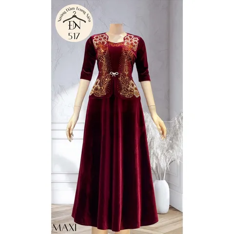 Nhung vest Maxi mới  Giá 390k Hàng có sẵn giao ngay Hàng đường may đẹp, kỹ, đúng mô tả.