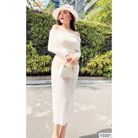 Đầm trễ vai ren Hàng cao cấp Hàng có sẵn giao ngay Giá 290k