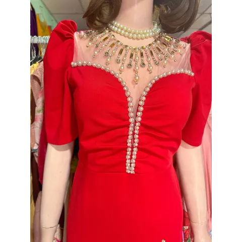 Đầm dạ hội đính kết siêu đẹp