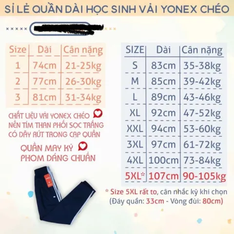 ( từ 20kg-80kg)QUẦN THỂ DỤC HỌC SINH NAM NỮ 3 SỌC TRẮNG , CẤP 1,2,3 Quần Thể Dục Học Sinh 3 Sọc Trắng Màu Xanh Đen