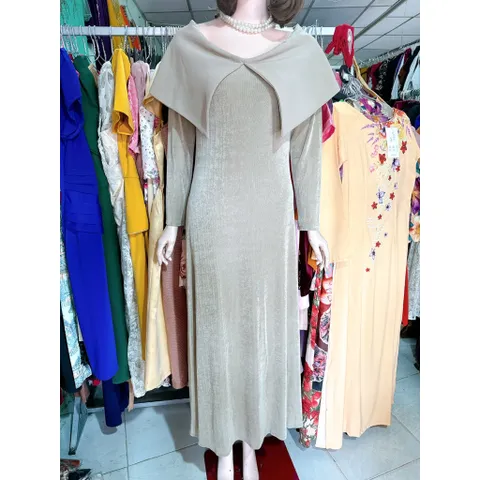 Đầm trễ vai dáng dài che bắp tay siêu đẹp Giá 320k Hàng có sẵn giao ngay L Đủ size SMLXL, dưới 69kg mặc đẹp