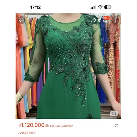 Đầm thiết kế đính kết tay thủ công tỉ mỉ Hàng có sẵn giao ngay Giá 390k, người ta đang bán gần 1 triệu 2 Đúp lót 2 lớp