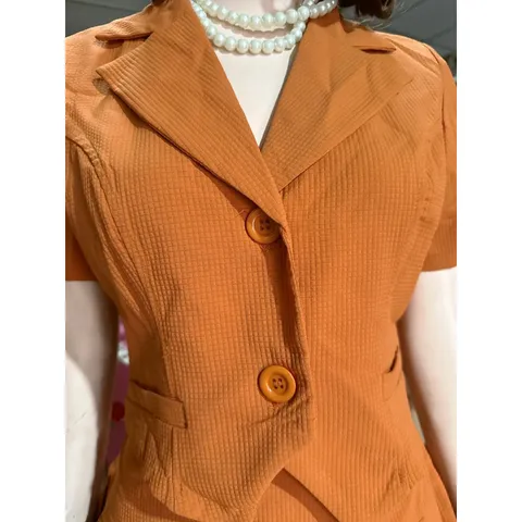 Set Áo Kiểu Cổ Vest Croptop Hàn Quốc  + chân váy eo bo chun co giãn dễ mặc Hàng có sẵn giao ngay Size SML