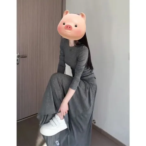 Đầm thun tay dài siêu đẹp Hàng có sẵn giao ngay Giá 290k Size SM