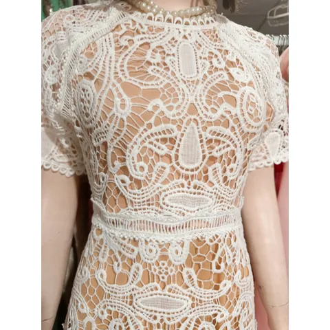 Đầm ren nổi tầng dáng dài cao cấp, sang trọng Hàng có sẵn giao ngay Giá 420k Đủ size SML XL Đúp lót 2 lớp cao cấp