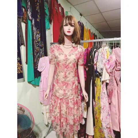 Đầm hoa siêu đẹp Hàng có sẵn giao ngay Đúp lót 2 lớp Size SM Giá 290k