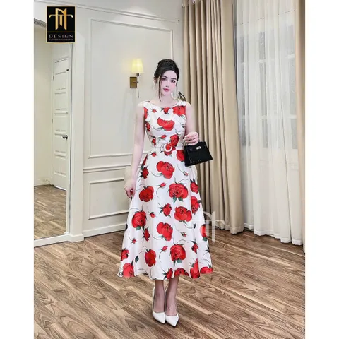 Đầm nữ dáng dài cổ điển sang trọng quý phái Giá 420k Hàng có sẵn giao ngay XL Hàng lụa xin cao cấp