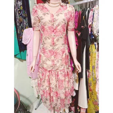 Đầm hoa siêu đẹp Hàng có sẵn giao ngay Đúp lót 2 lớp Size SM Giá 290k