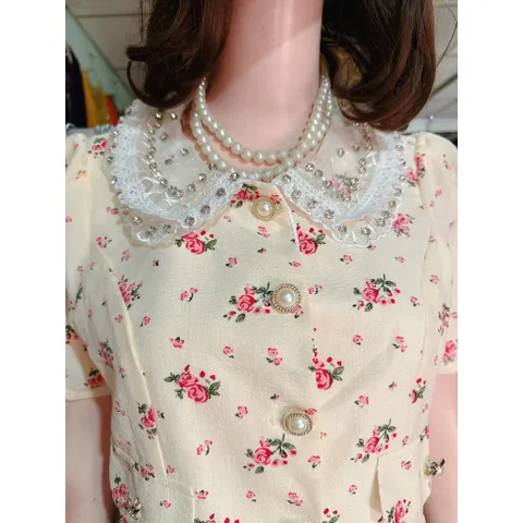 Set áo hoa nhí siêu đẹp Hàng chính chủ Khâu Giá 390k/ cả set Hàng có sẵn giao ngay L Đủ size SML Chất liệu cao cấp