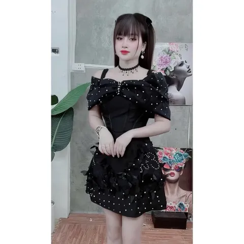 Đầm tapta đính ngọc  siêu đẹp