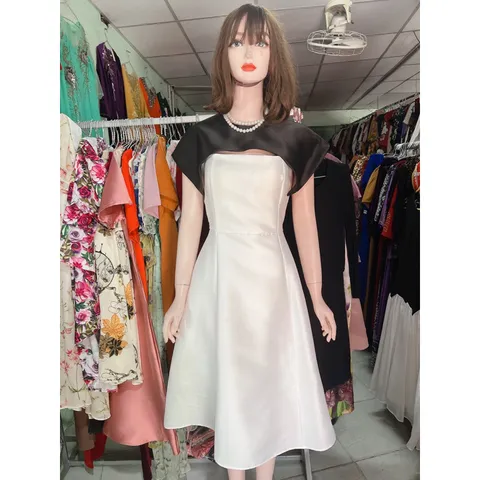 Đầm dự tiệc tiểu thư thiết kế choàng vai che bắp tay sang chảnh  Hàng có sẵn giao ngay L Chất liệu tapta cao cấp
