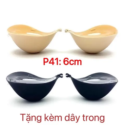 ÁO BRA DÁN NÂNG NGỰC SILICON CÀI TRƯỚC KHÔNG GỌNG HÌNH BÀN TAY Hàng có sẵn giao ngay Màu nude Giá 120k Size A