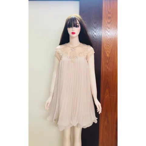 Đầm dập ly form suông đính kết cao cấp Hàng có sẵn giao ngay  Bầu bì bon chen thoải mái, form rộng Giá 290k