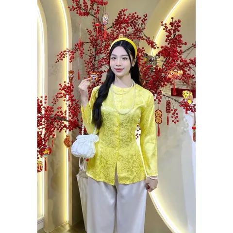 ÁO LẺ BÀ BA ( KHÔNG QUẦN ) - VẢI GẤM TAY DÀI NÚT NGỌC  Hàng có sẵn giao ngay Đủ size Giá 190k ( áo) Quần 100k/ cái