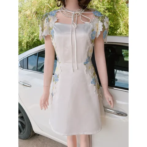 Đầm siêu cấp Giá 490k Hàng coa sẵn giao ngay Ren y hình + tapta