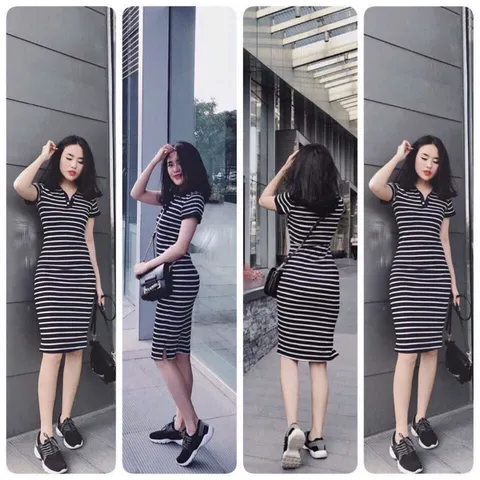 Đầm  len tăm body, dễ mặc, dễ phối đồ. Đảm bảo không bai không nhão. Ko xù lông. Hàng có sẵn giao ngay Có co giãn