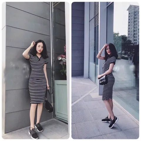 Đầm  len tăm body, dễ mặc, dễ phối đồ. Đảm bảo không bai không nhão. Ko xù lông. Hàng có sẵn giao ngay Có co giãn