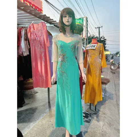 dạ hội áo dài sang trọng