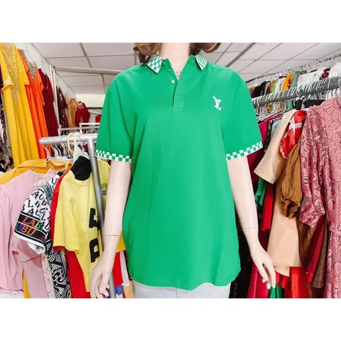 Áo thun nam nữ đều mặc đẹp Hàng có sẵn giao ngay 2XL Chất liệu thun da cá sấu sang trọng Giá 230k