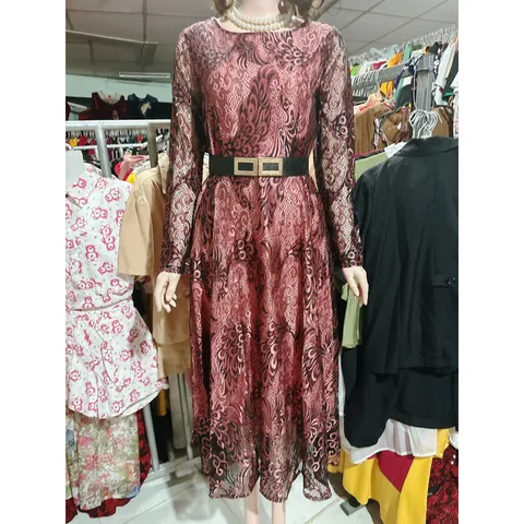 Đầm hoạ tiết dáng dài cao cấp Size SM Hàng có sẵn giao ngay Giá 390k (kèm đai như hình) Đúp lót 2 lớp