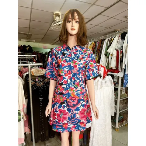 Đầm hoa cách điệu  Có size tới 75kg Giá 290k Hàng có sẵn giao ngay  chuyên hàng thiết kế