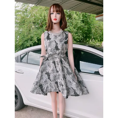 Đầm gấm cao cấp Đup lót 2 lớp Hàng có sẵn giao ngay Sang chảnh siêu đẹp Giá 290k