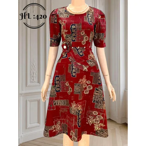 Đầm  họa tiết đẹp! Chất liệu : jean 2za mềm mát  Free size  Giá 330k Hàng coa sẵn giao ngay