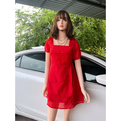 Đầm Dự Tiệc Ngắn Dáng Xoè Nhẹ Xếp Ly Siêu Xinh Giá 290k Hàng có sẵn giao ngay Hàng đúp lót 2 lớp