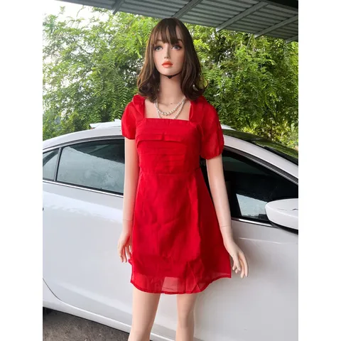 Đầm Dự Tiệc Ngắn Dáng Xoè Nhẹ Xếp Ly Siêu Xinh Giá 290k Hàng có sẵn giao ngay Hàng đúp lót 2 lớp
