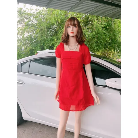 Đầm Dự Tiệc Ngắn Dáng Xoè Nhẹ Xếp Ly Siêu Xinh Giá 290k Hàng có sẵn giao ngay Hàng đúp lót 2 lớp