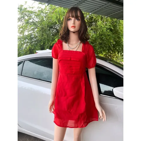 Đầm Dự Tiệc Ngắn Dáng Xoè Nhẹ Xếp Ly Siêu Xinh Giá 290k Hàng có sẵn giao ngay Hàng đúp lót 2 lớp
