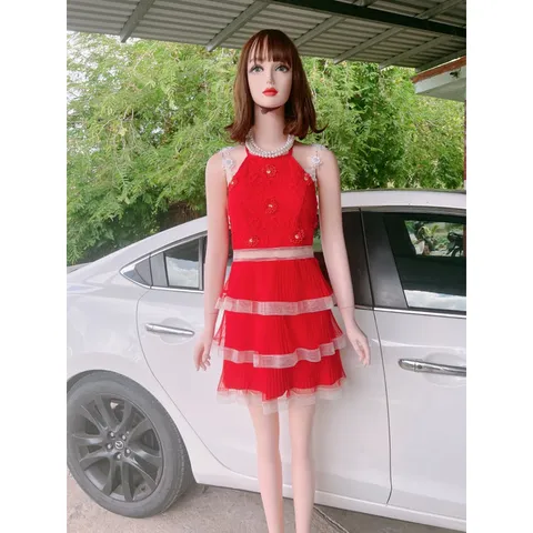 Đầm tầng công chuá Hàng có sẵn giao ngay Size S Đính kết như hình Giá 250k
