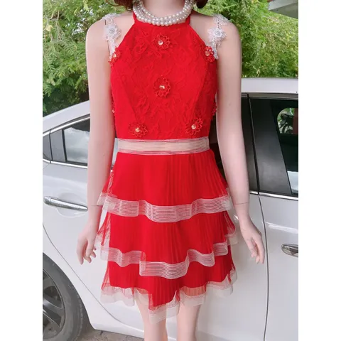 Đầm tầng công chuá Hàng có sẵn giao ngay Size S Đính kết như hình Giá 250k