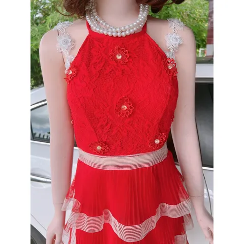 Đầm tầng công chuá Hàng có sẵn giao ngay Size S Đính kết như hình Giá 250k