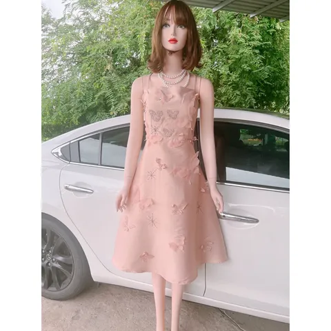 Đầm tapta 2 dây đính siêu xinh Hàng cao cấp Giá 420k Hang có sẵn giao ngay L