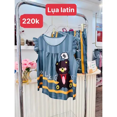Thế giới đồ mặc nhà, mặc ngủ Chất liệu lụa latin Hàng cao cấp đẹp, mịn, sang Giá trên ảnh