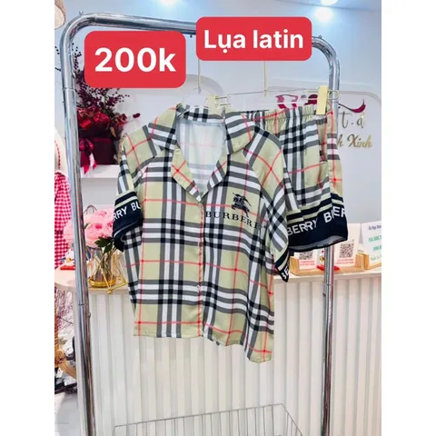 Thế giới đồ mặc nhà, mặc ngủ Chất liệu lụa latin Hàng cao cấp đẹp, mịn, sang Giá trên ảnh