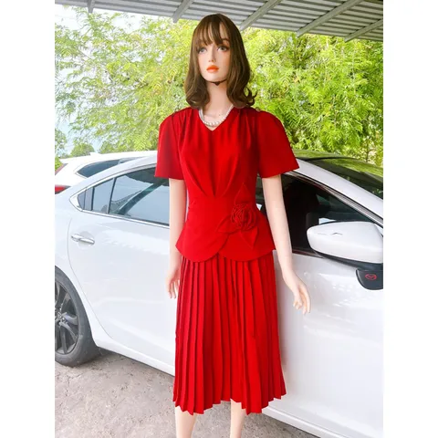Đầm công sơ siêu đẹp Áo dính liền chân váy Hàng cao cấp Size XL Hàng có sẵn giao ngay, form lớn