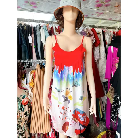 ĐẦm lụa latin 2 dây Giá 190k Hàng có sẵn giao ngay