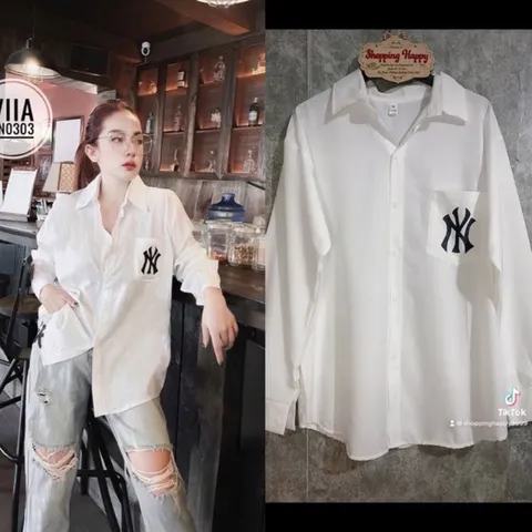 Áo sơ mi trắng Nam nữ đều mặc đẹp Hàng có đủ size Giá 190k