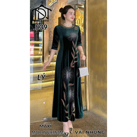 M539 nhung maxxi mẫu mới  Giá 380k