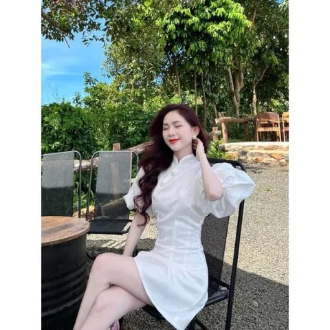 Đầm trắng siêu đẹp Giá 290k Hàng có sẵn giao ngay Màu trắng
