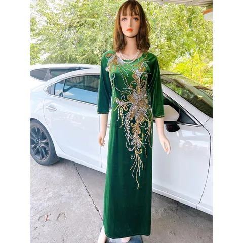 Áo dài nhung đính kết Hàng có sẵn giao ngay XL Giá 420k/ áo dài Quần 90k/ cái