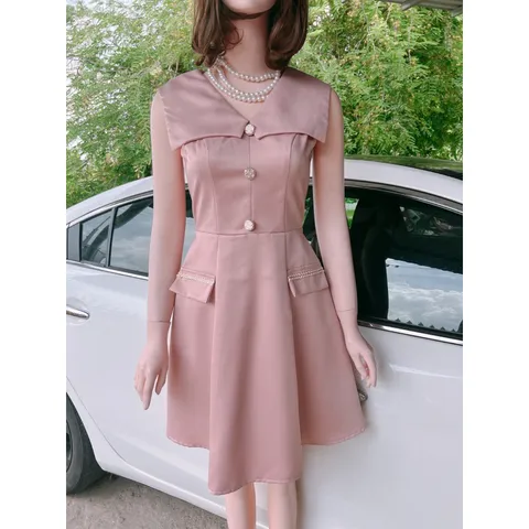 Đầm hồng pastel Giá 299k Hang có sẵn giao ngay Hàng siêu đẹp Chất liệu tapta cao cấp
