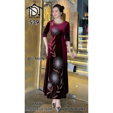 nhung maxxi mẫu mới Giá 390k Hang có sẵn giao ngay Có đủ màu