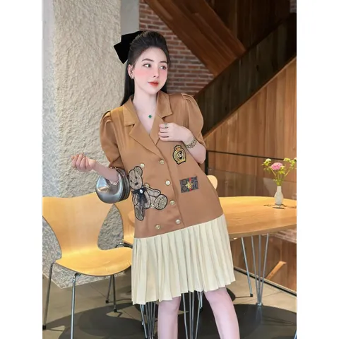 Đầm đính kết siêu đẹp Hàng chính chủ Chất liệu tuyết mưa cao cấp Giá 490k Hàng có sẵn giao ngay