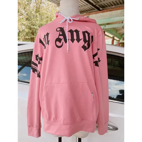 Áo khoác hoodie ,  nón 2 lớp In chữ hottren [Có Sẵn] Giá 190k HÀng coa sẵn giao ngay Màu hồng